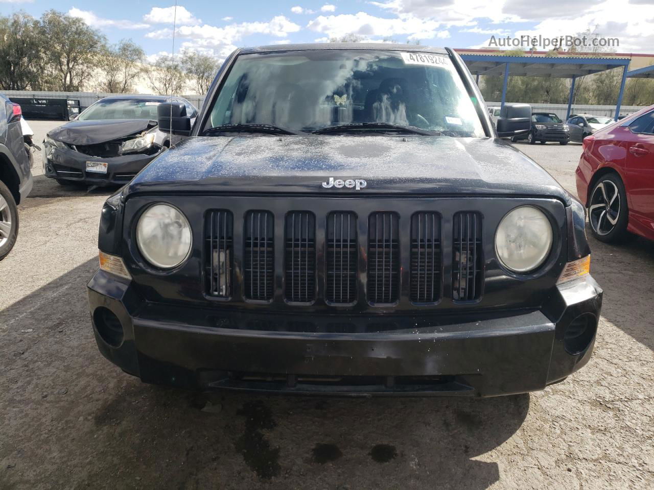 2008 Jeep Patriot Sport Черный vin: 1J8FT28W08D574262