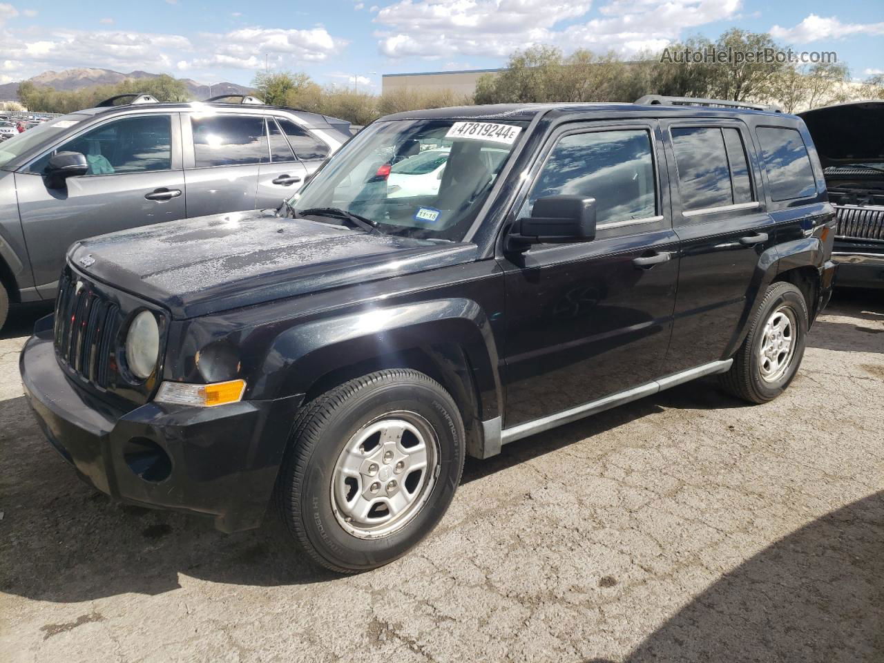 2008 Jeep Patriot Sport Черный vin: 1J8FT28W08D574262