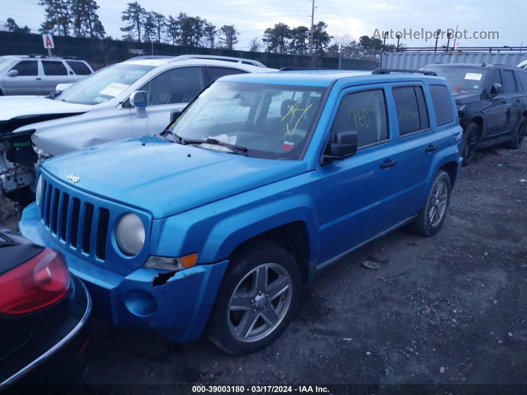 2008 Jeep Patriot Sport Blue vin: 1J8FT28W18D553193