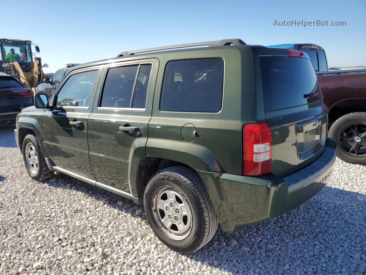 2008 Jeep Patriot Sport Зеленый vin: 1J8FT28W18D600934