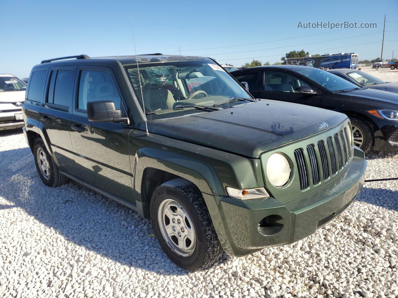 2008 Jeep Patriot Sport Зеленый vin: 1J8FT28W18D600934