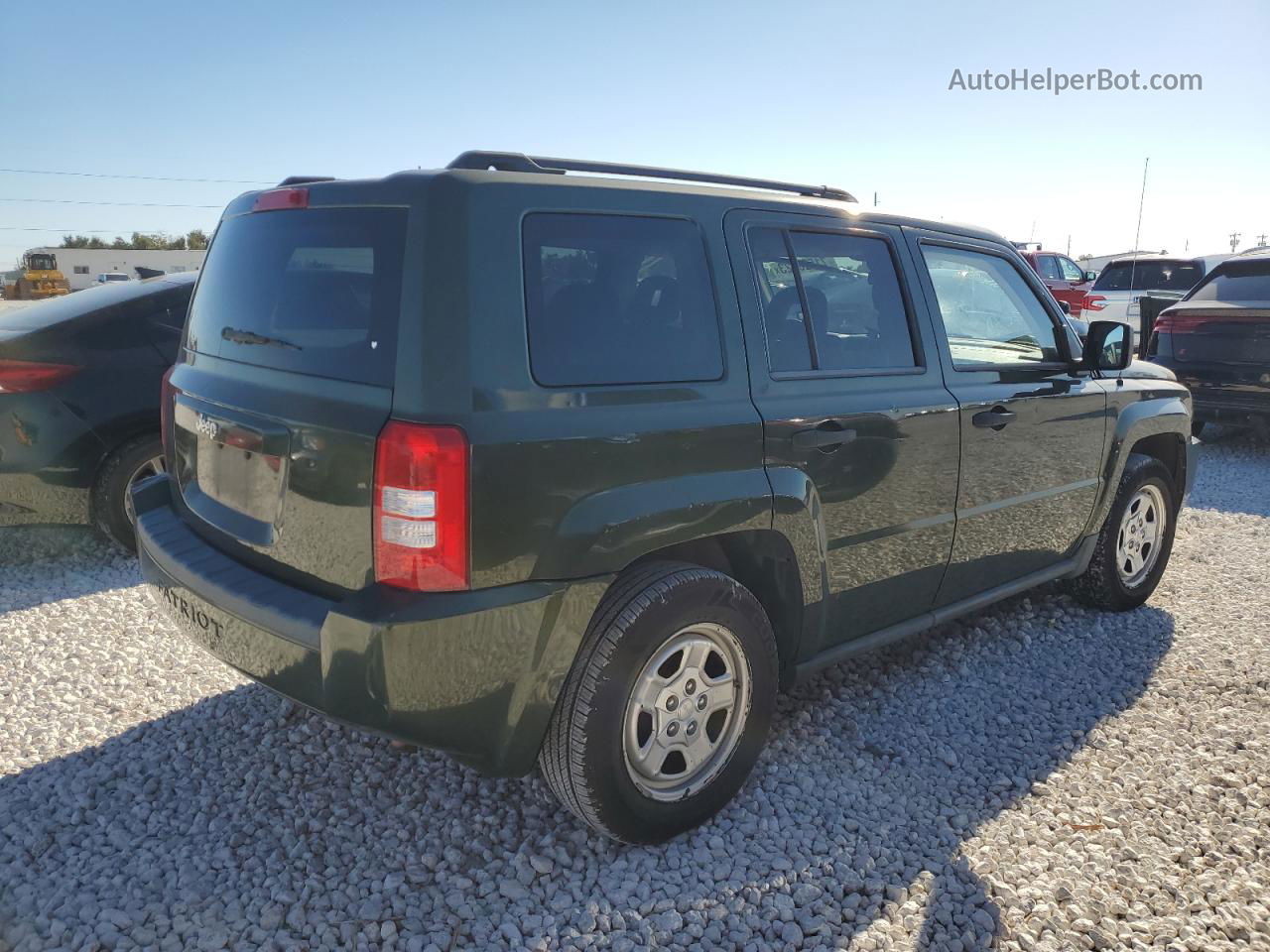 2008 Jeep Patriot Sport Green vin: 1J8FT28W18D600934