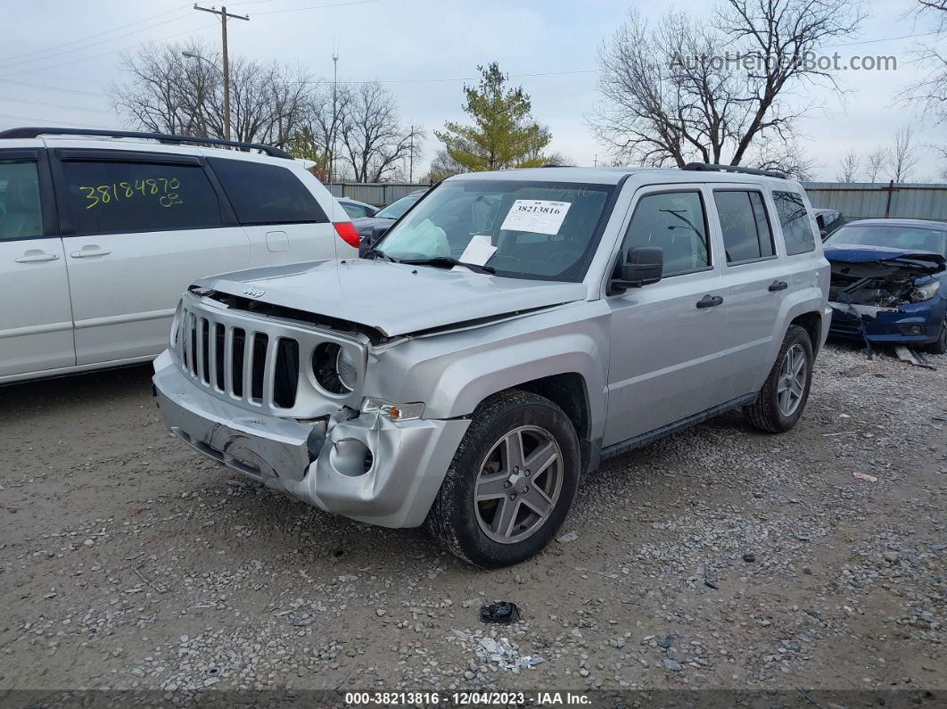 2008 Jeep Patriot Sport Silver vin: 1J8FT28W18D703335