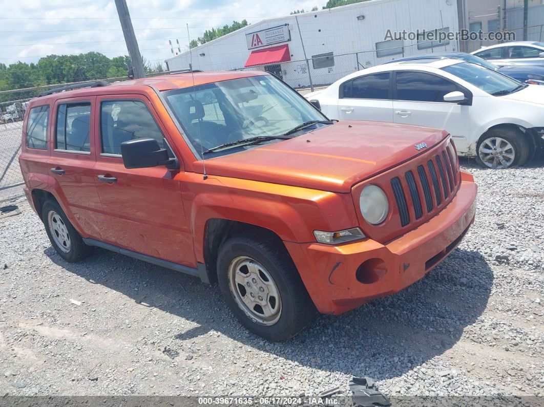 2008 Jeep Patriot Sport Orange vin: 1J8FT28W18D760943