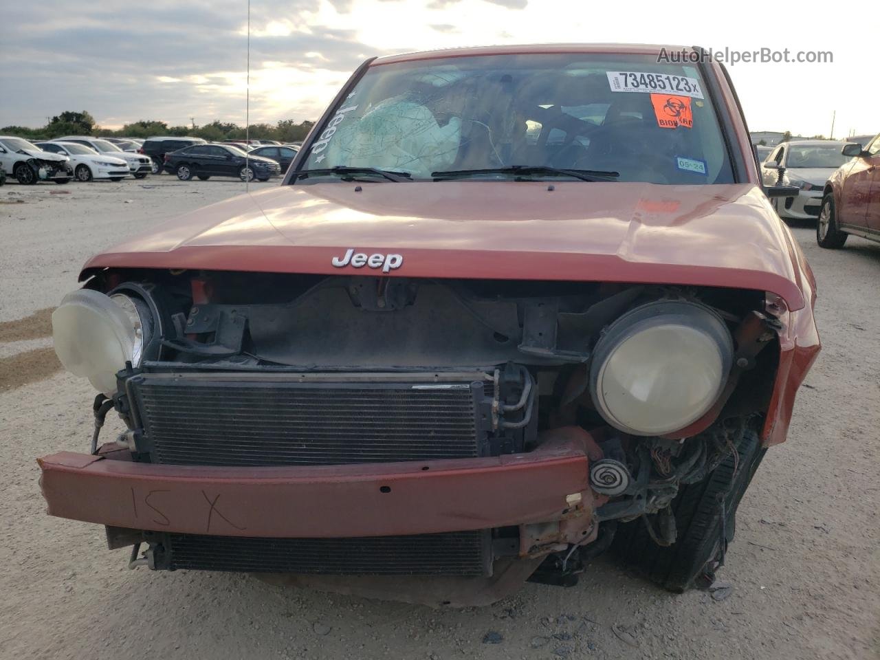 2008 Jeep Patriot Sport Orange vin: 1J8FT28W18D766886