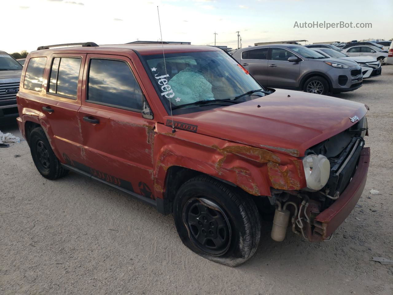 2008 Jeep Patriot Sport Orange vin: 1J8FT28W18D766886