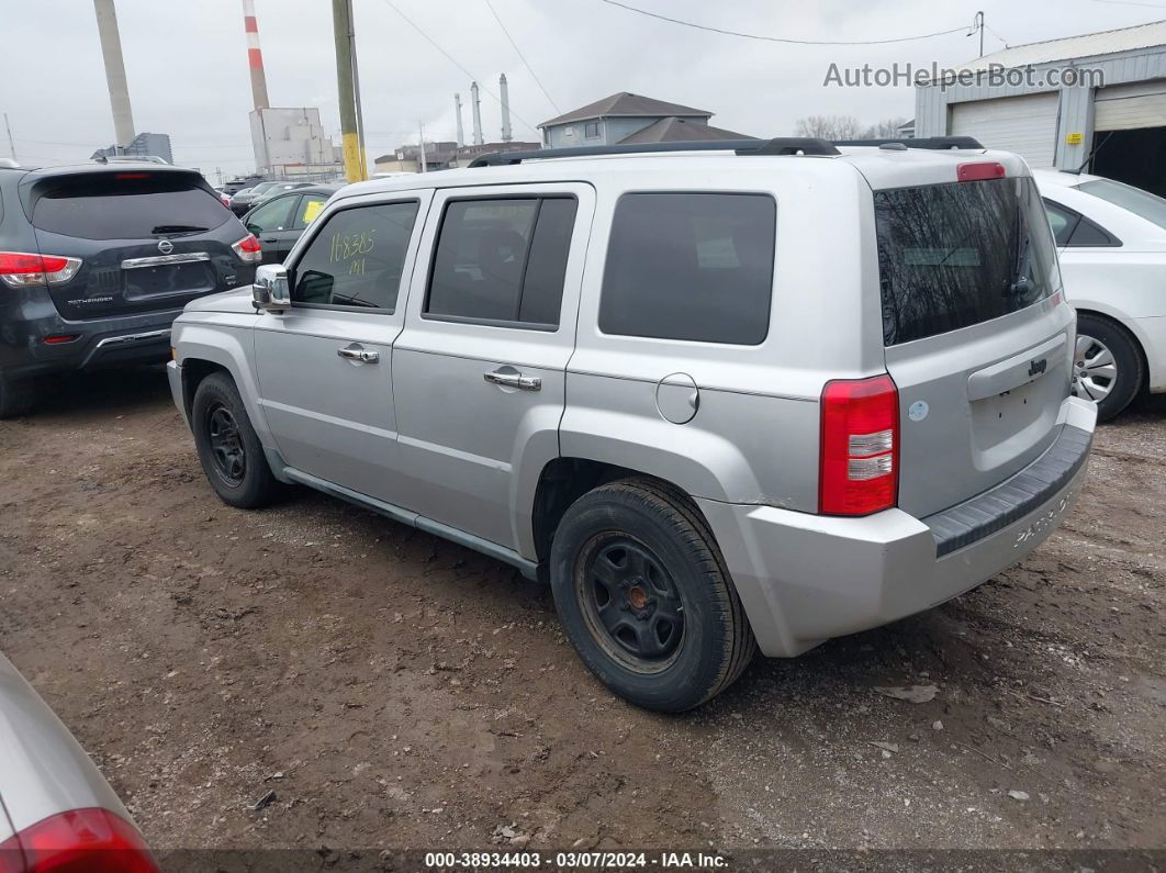 2008 Jeep Patriot Sport Silver vin: 1J8FT28W28D519280