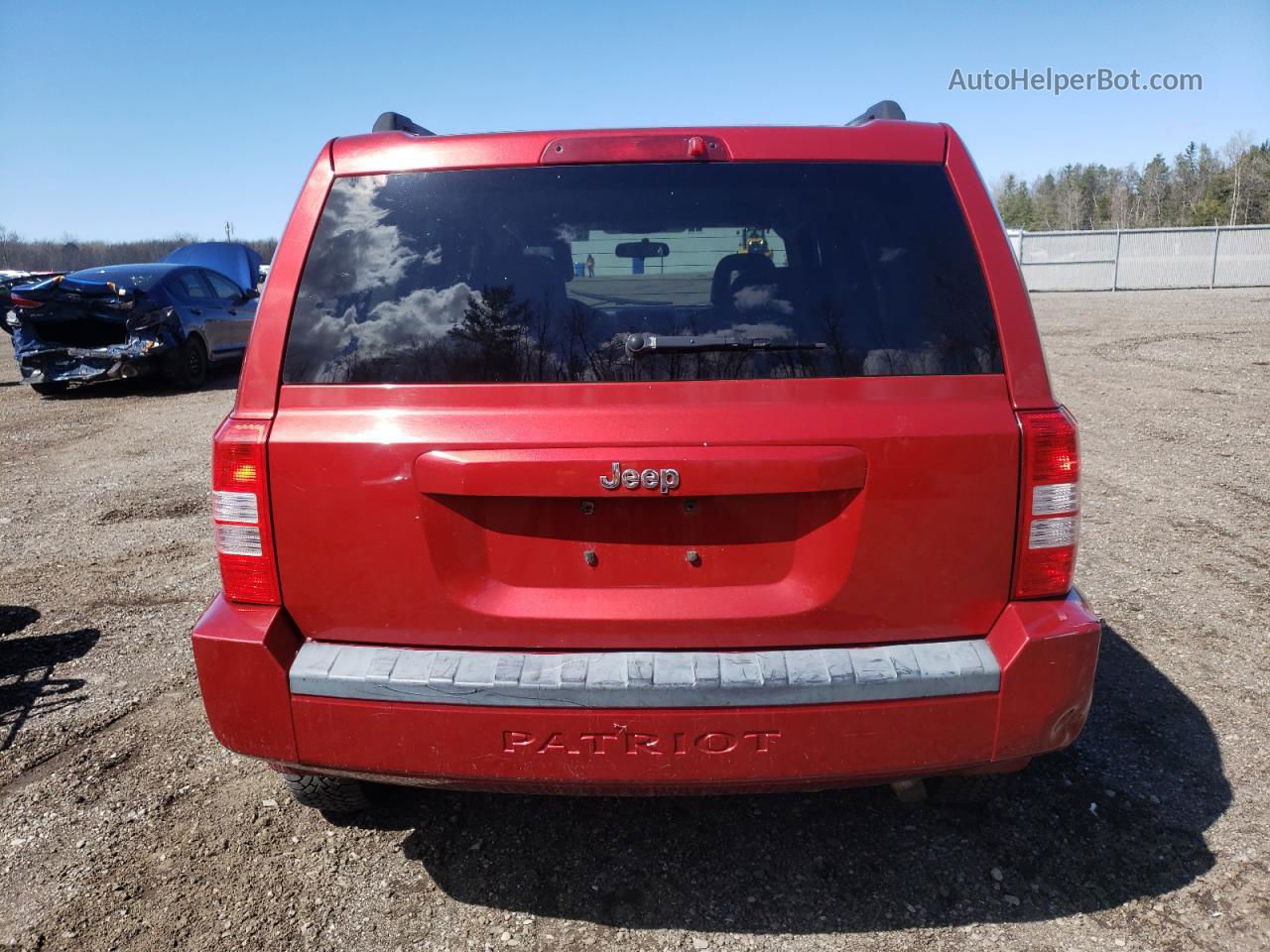 2008 Jeep Patriot Sport Red vin: 1J8FT28W28D581553