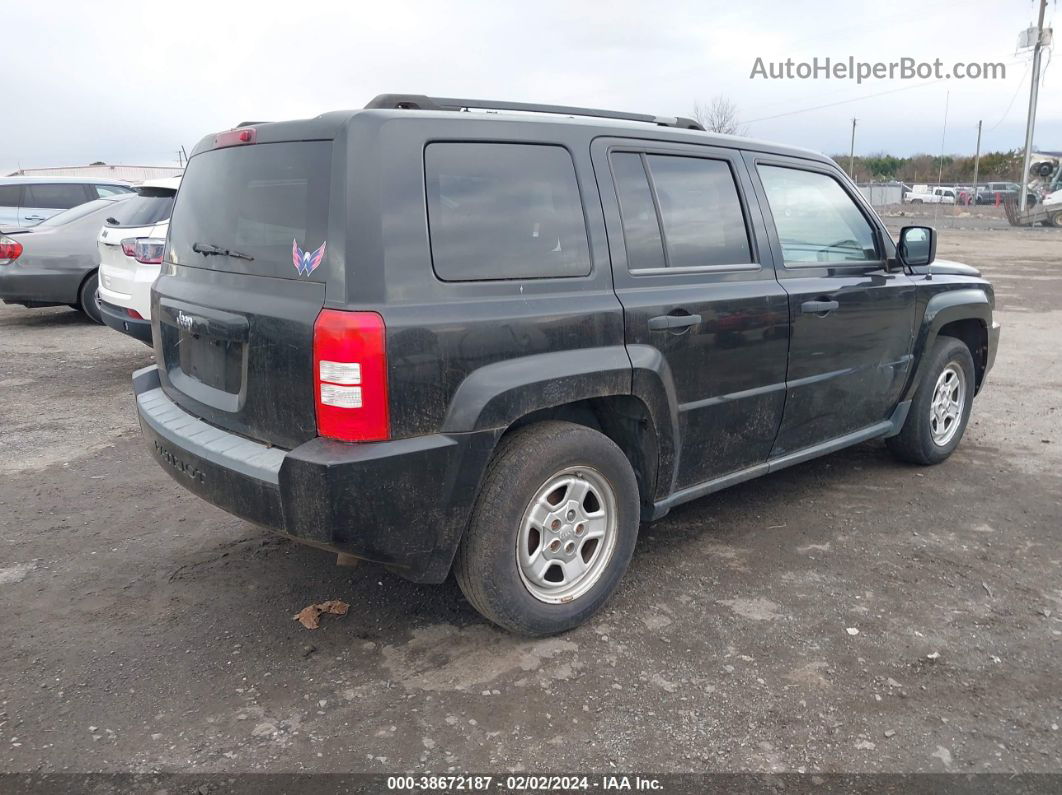 2008 Jeep Patriot Sport Black vin: 1J8FT28W28D682866