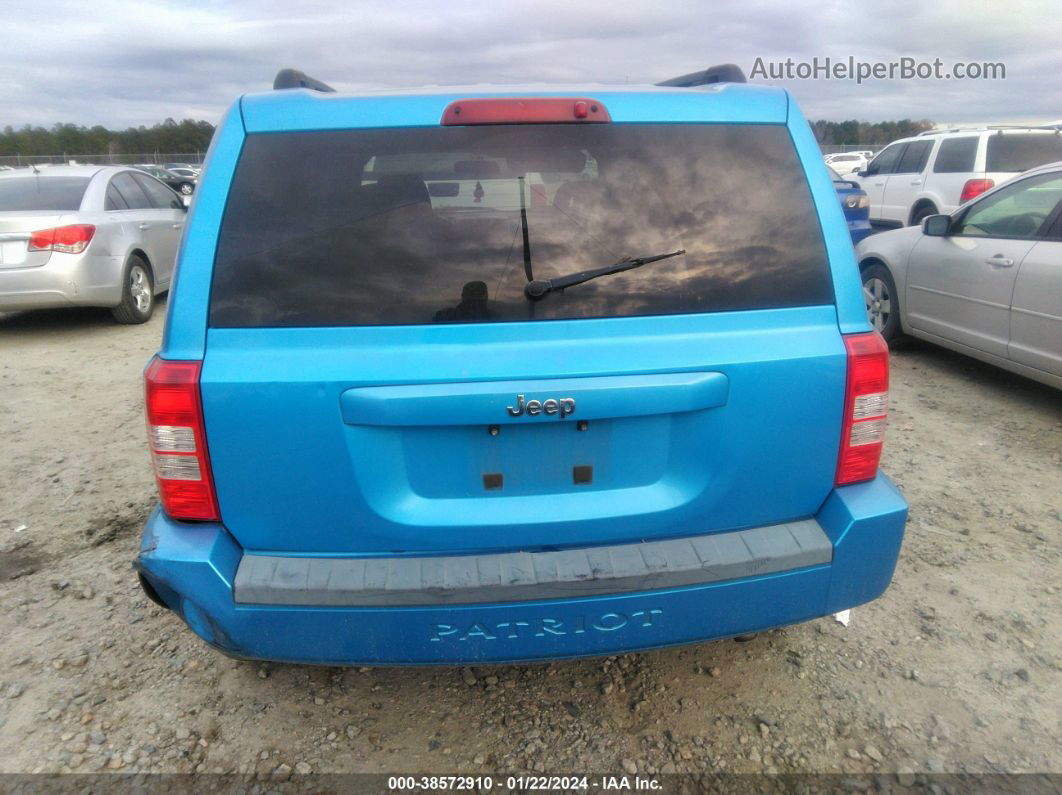 2008 Jeep Patriot Sport Blue vin: 1J8FT28W28D714084