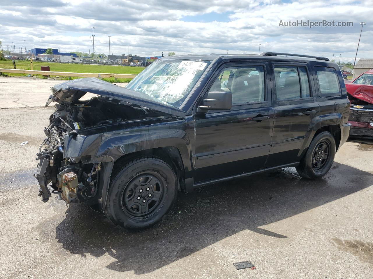 2008 Jeep Patriot Sport Black vin: 1J8FT28W38D669589