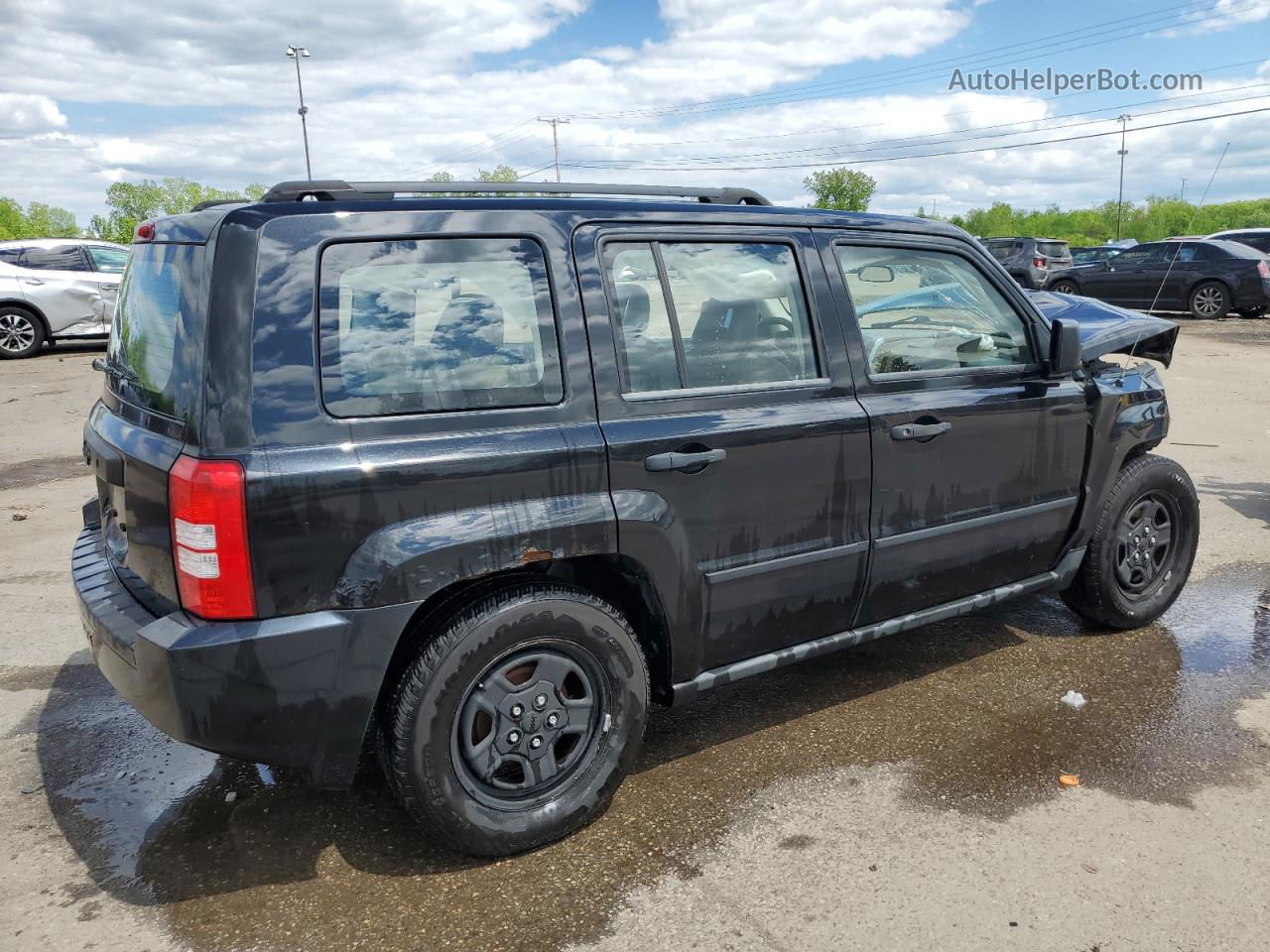 2008 Jeep Patriot Sport Black vin: 1J8FT28W38D669589