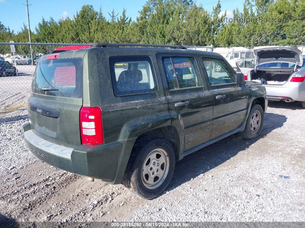 2008 Jeep Patriot Sport Зеленый vin: 1J8FT28W38D698218