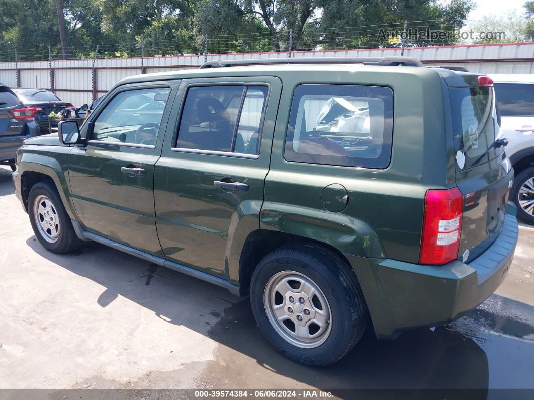 2008 Jeep Patriot Sport Green vin: 1J8FT28W48D626802