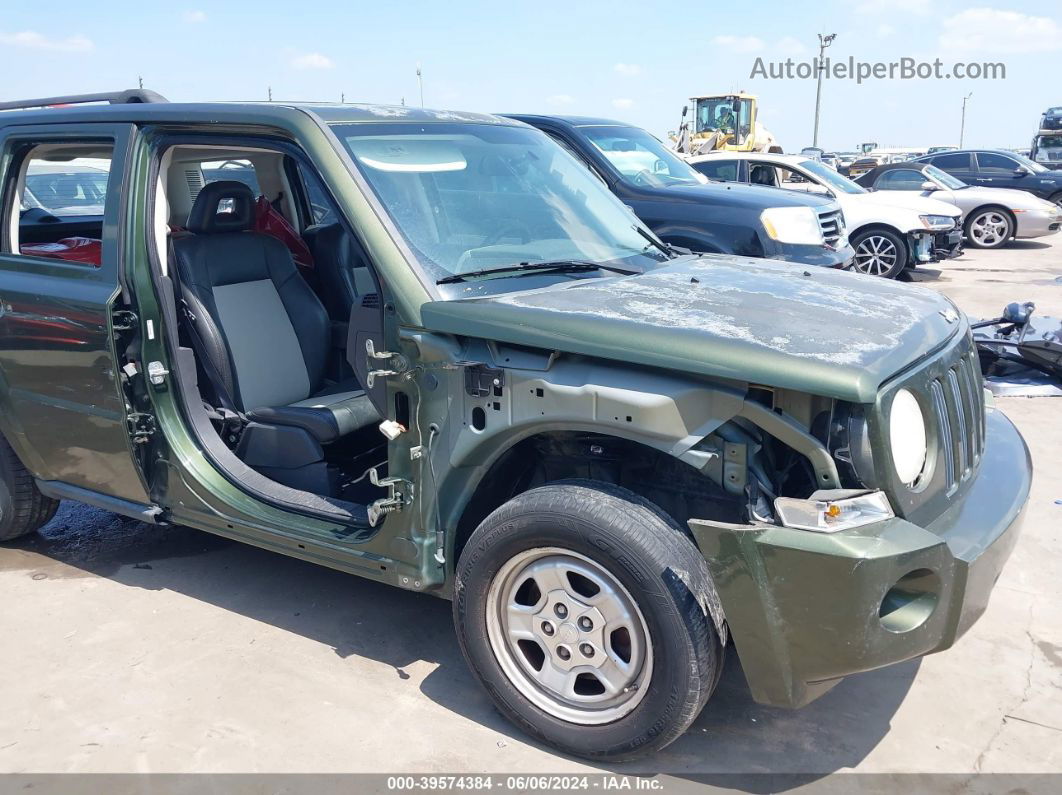 2008 Jeep Patriot Sport Green vin: 1J8FT28W48D626802