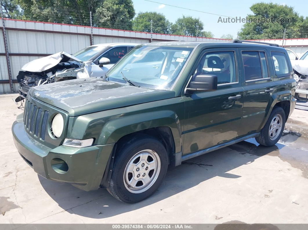 2008 Jeep Patriot Sport Green vin: 1J8FT28W48D626802