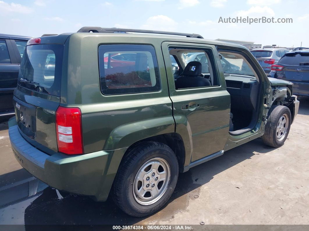 2008 Jeep Patriot Sport Green vin: 1J8FT28W48D626802