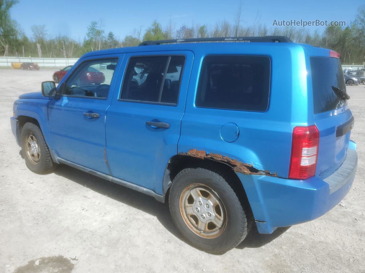 2008 Jeep Patriot Sport Blue vin: 1J8FT28W48D719867