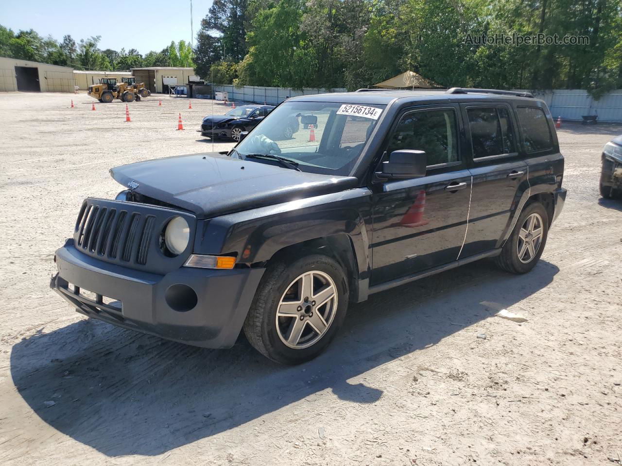 2008 Jeep Patriot Sport Черный vin: 1J8FT28W48D729895