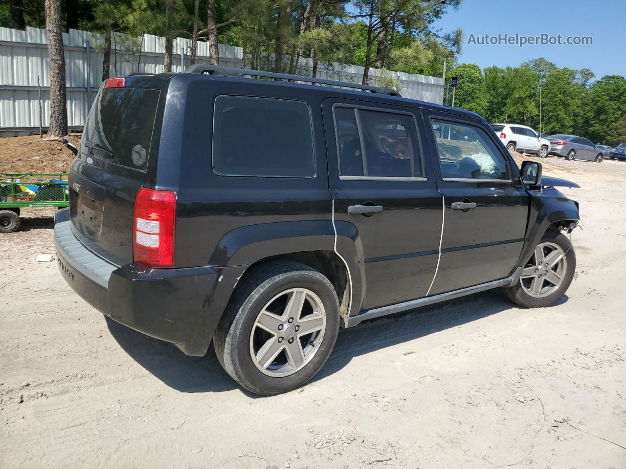 2008 Jeep Patriot Sport Черный vin: 1J8FT28W48D729895