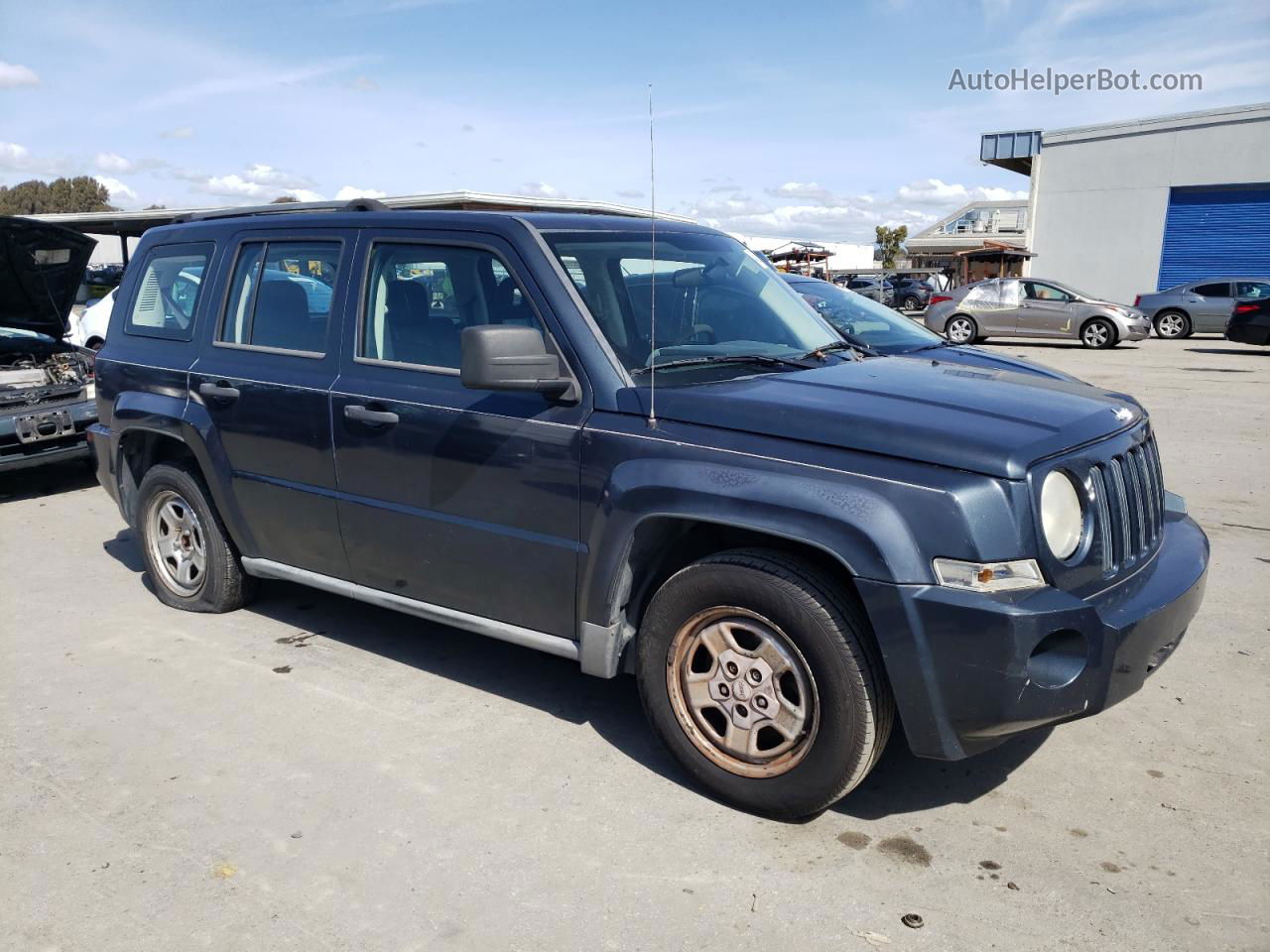 2008 Jeep Patriot Sport Gray vin: 1J8FT28W58D549695