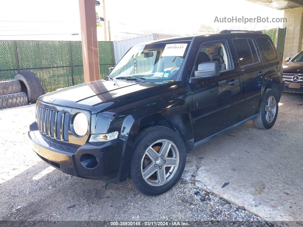 2008 Jeep Patriot Sport Black vin: 1J8FT28W58D707727