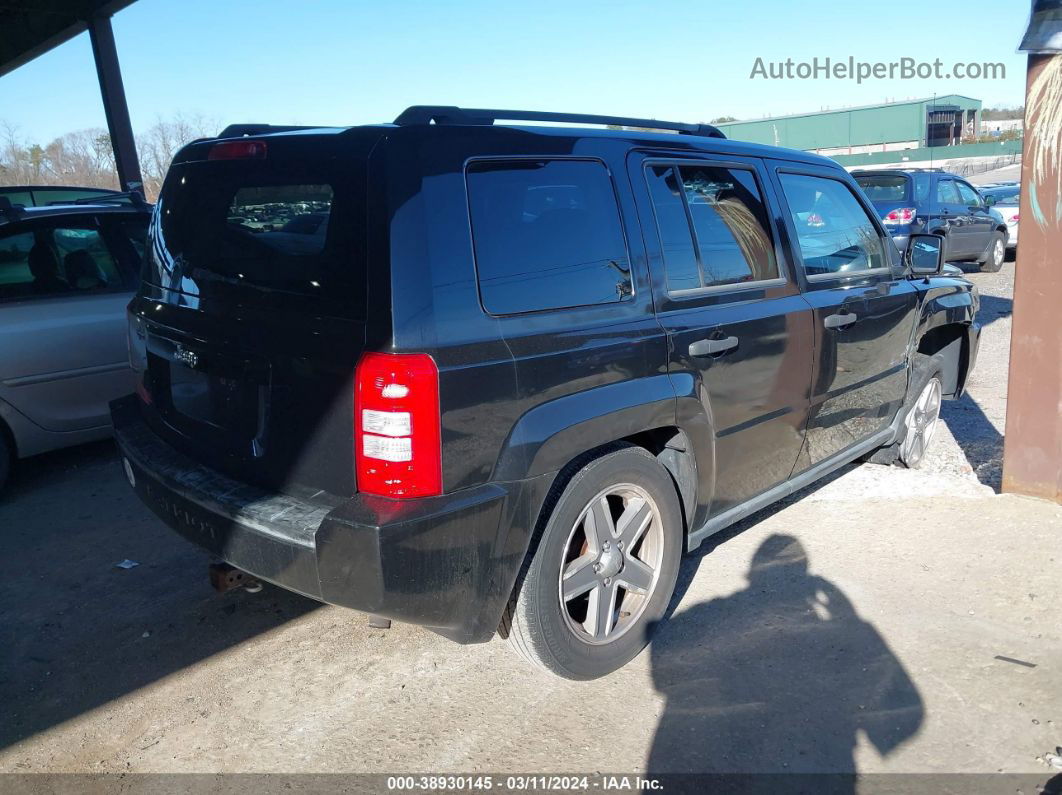 2008 Jeep Patriot Sport Black vin: 1J8FT28W58D707727