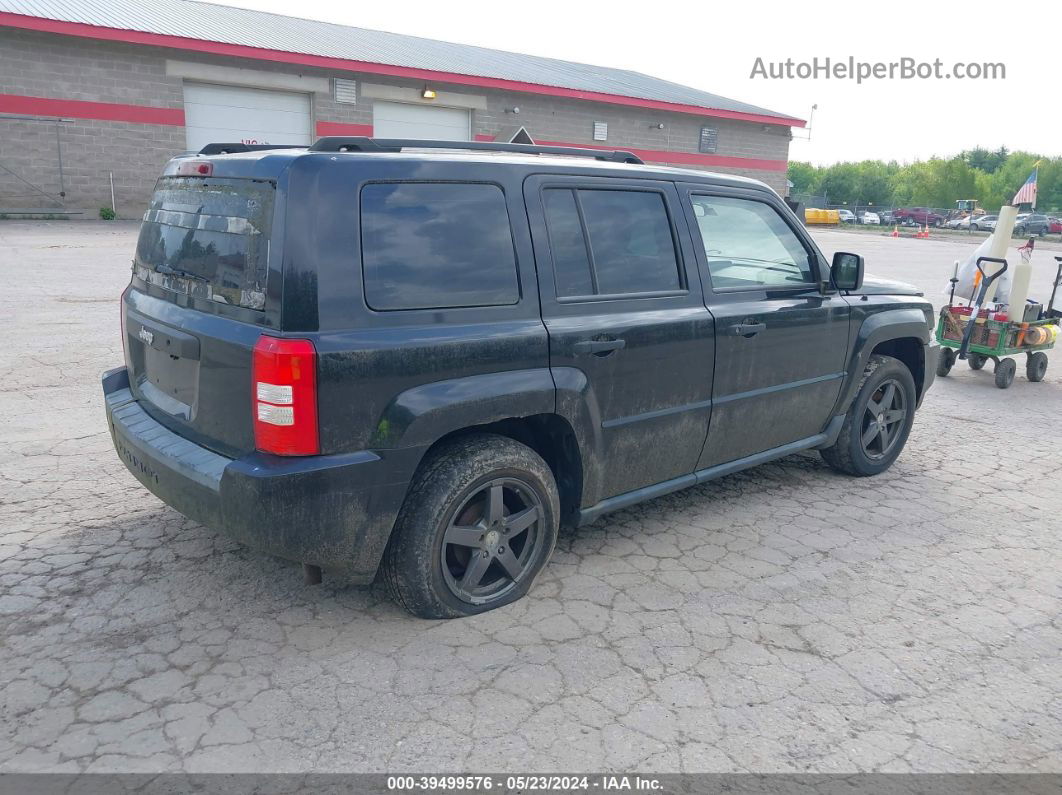 2008 Jeep Patriot Sport Black vin: 1J8FT28W58D711079