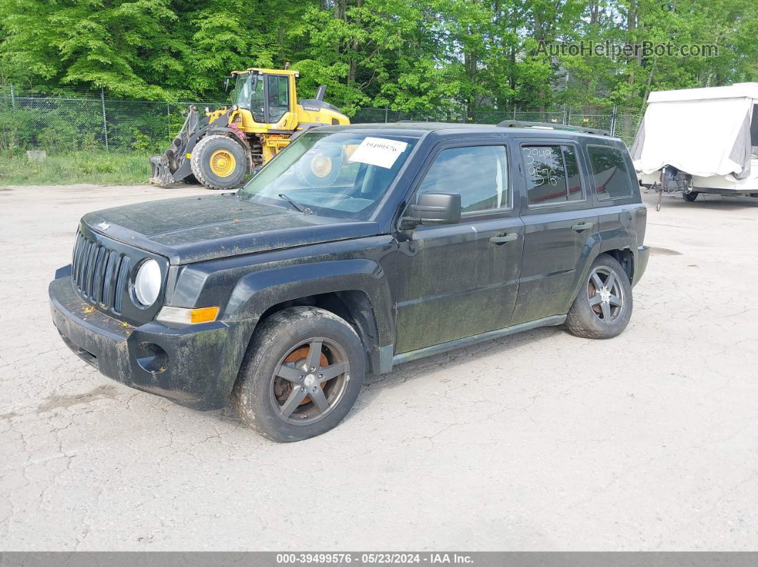 2008 Jeep Patriot Sport Black vin: 1J8FT28W58D711079