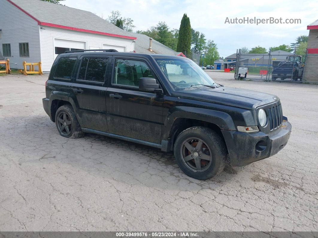 2008 Jeep Patriot Sport Black vin: 1J8FT28W58D711079