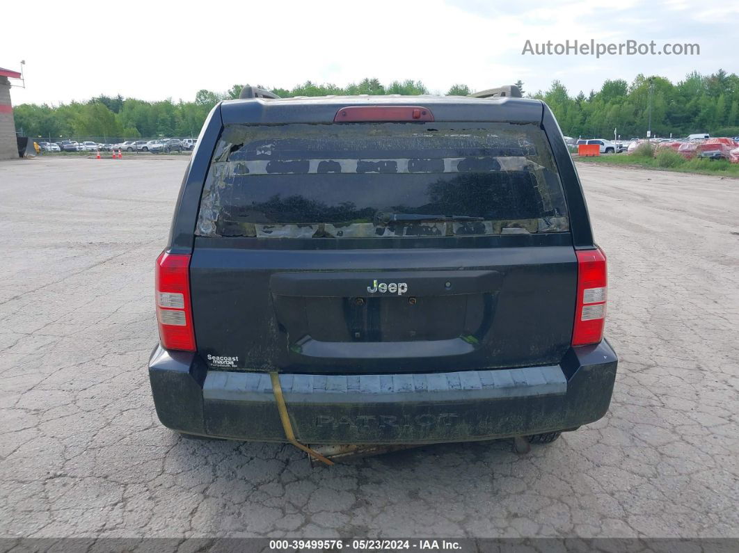 2008 Jeep Patriot Sport Black vin: 1J8FT28W58D711079