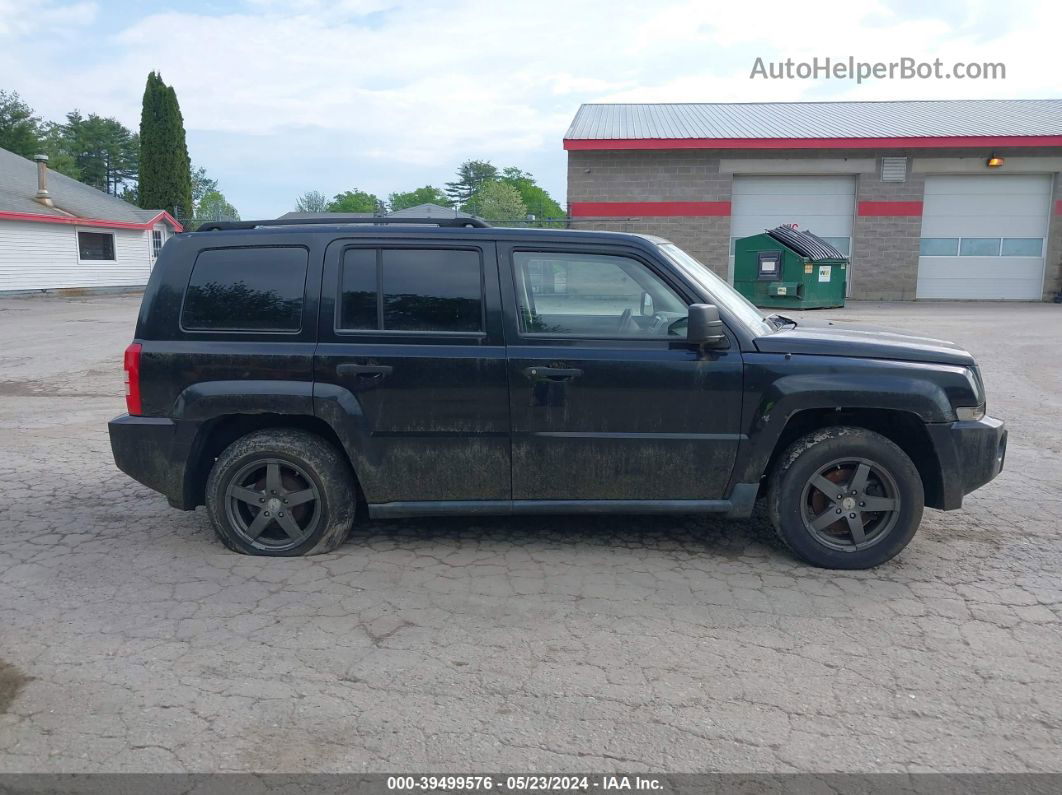 2008 Jeep Patriot Sport Black vin: 1J8FT28W58D711079