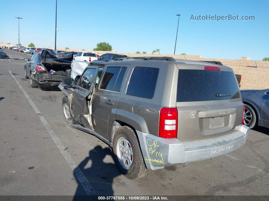 2008 Jeep Patriot Sport Silver vin: 1J8FT28W58D761173