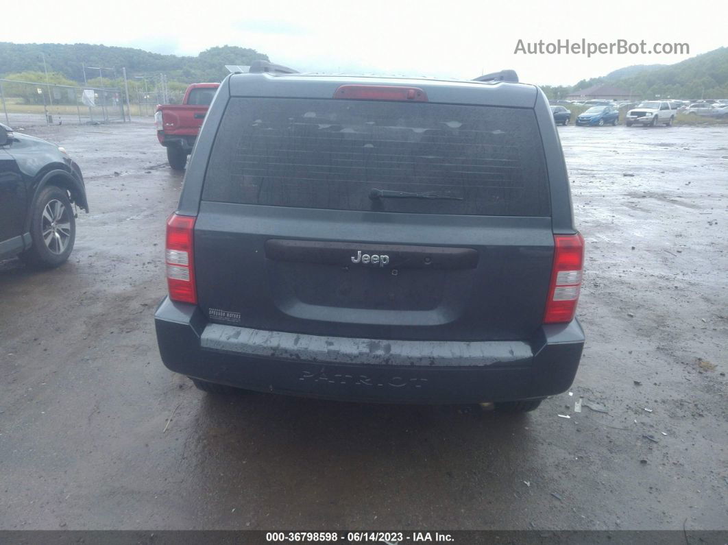 2008 Jeep Patriot Sport Синий vin: 1J8FT28W68D634240