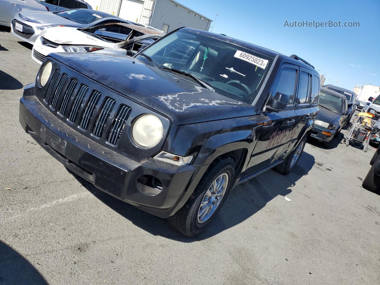 2008 Jeep Patriot Sport Black vin: 1J8FT28W68D644556