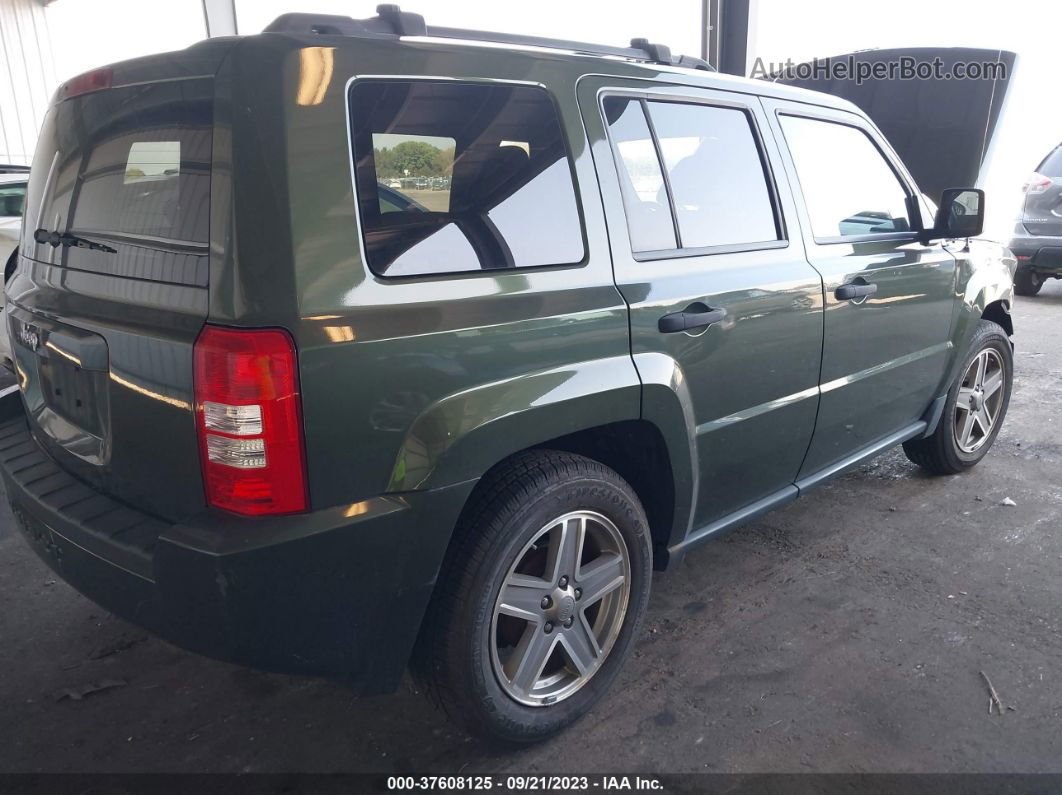 2008 Jeep Patriot Sport Green vin: 1J8FT28W78D518979