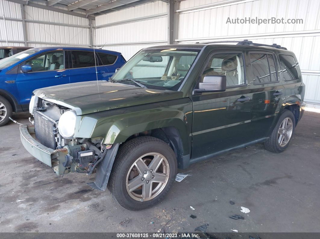 2008 Jeep Patriot Sport Green vin: 1J8FT28W78D518979