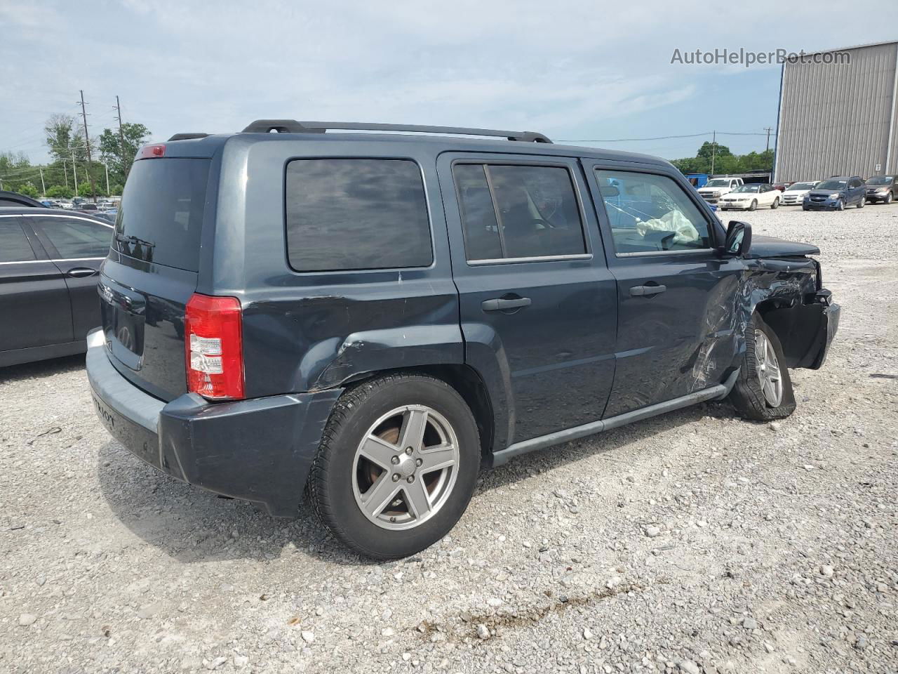 2008 Jeep Patriot Sport Blue vin: 1J8FT28W78D572542