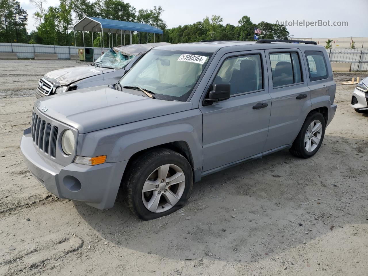 2008 Jeep Patriot Sport Gray vin: 1J8FT28W78D577756