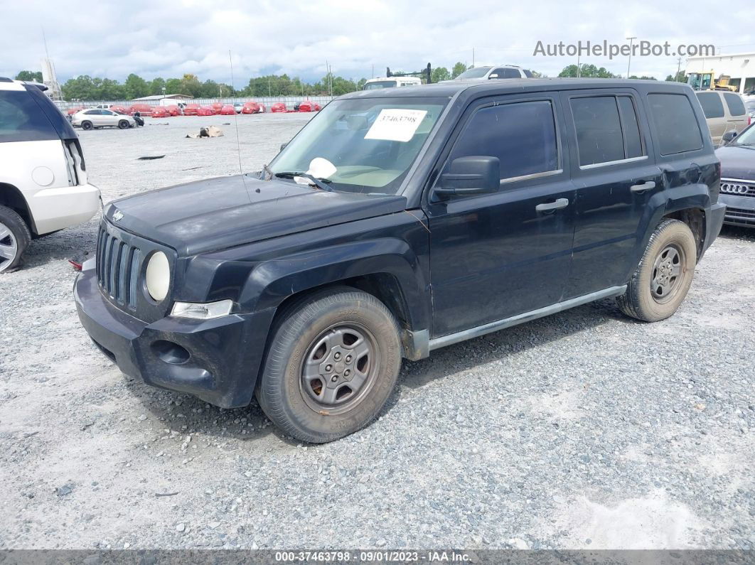 2008 Jeep Patriot Sport Black vin: 1J8FT28W78D595206