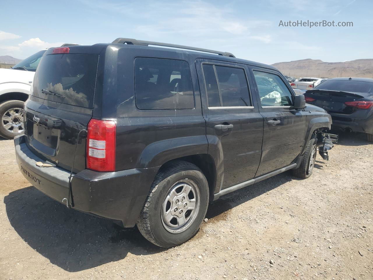 2008 Jeep Patriot Sport Черный vin: 1J8FT28W78D777245