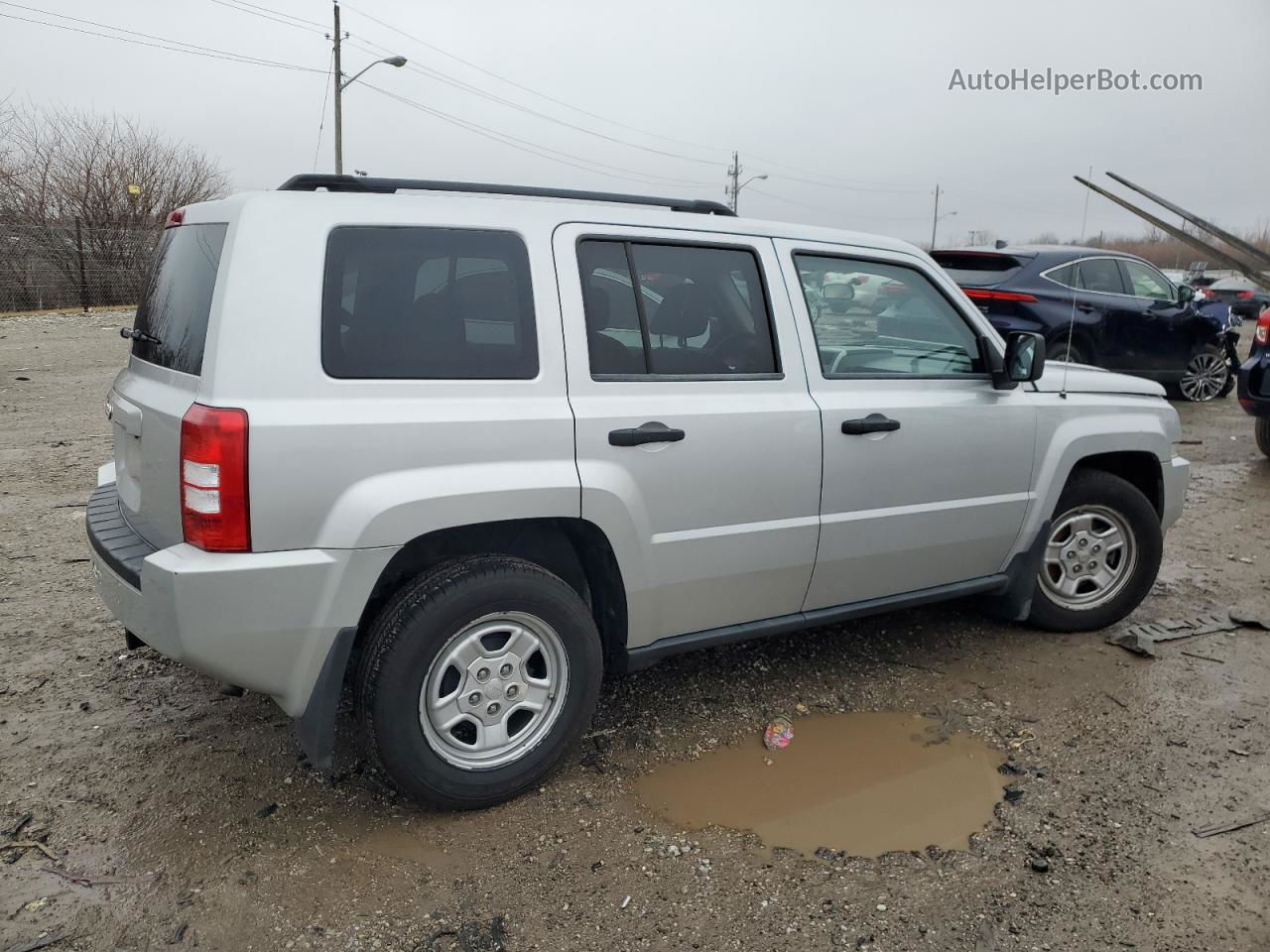 2008 Jeep Patriot Sport Silver vin: 1J8FT28W88D518084