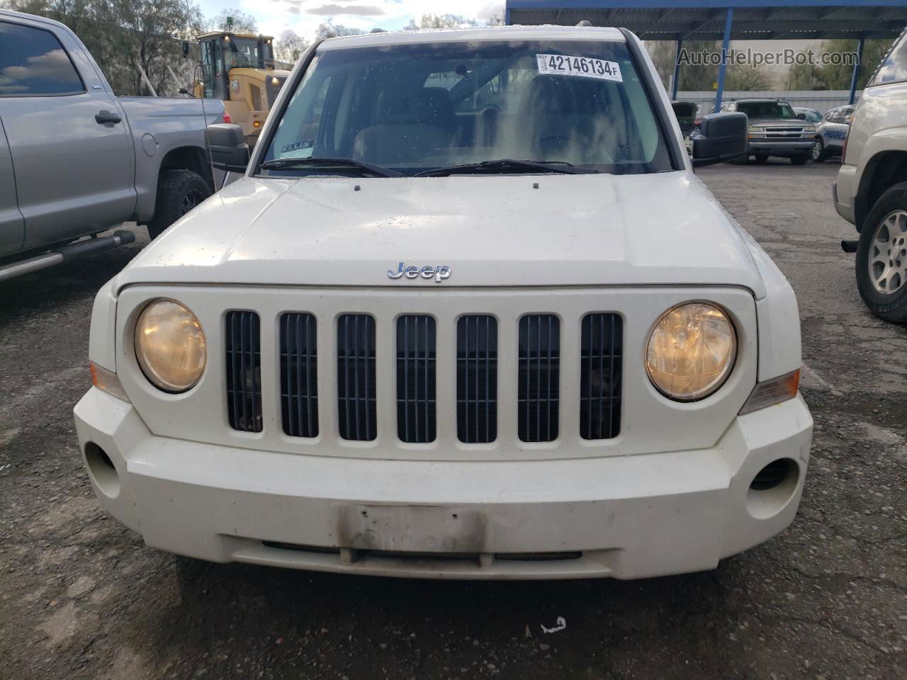 2008 Jeep Patriot Sport White vin: 1J8FT28W88D591200