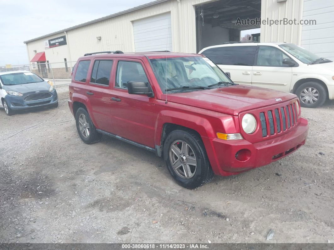 2008 Jeep Patriot Sport Red vin: 1J8FT28W98D707861