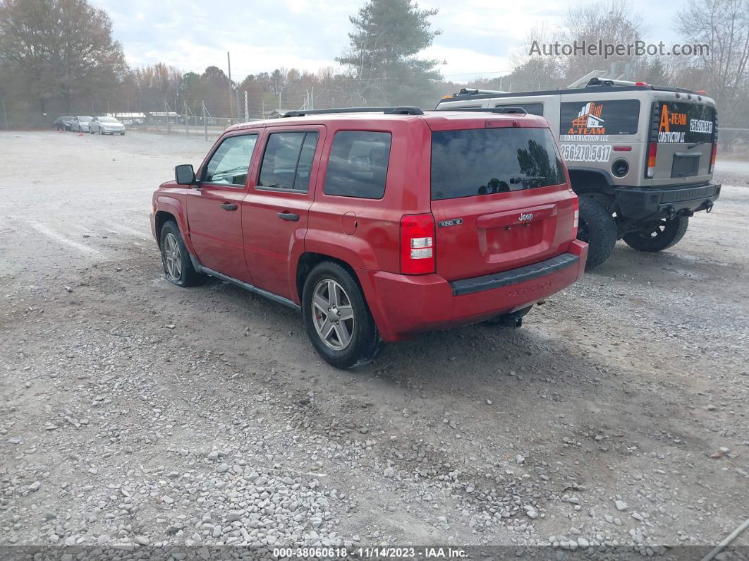 2008 Jeep Patriot Sport Red vin: 1J8FT28W98D707861