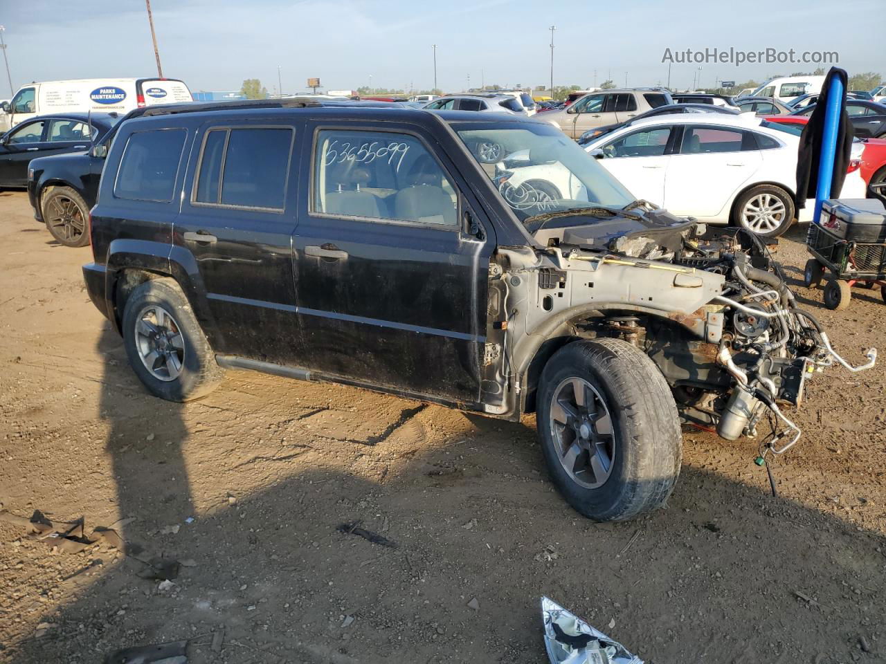 2008 Jeep Patriot Sport Black vin: 1J8FT28W98D716866