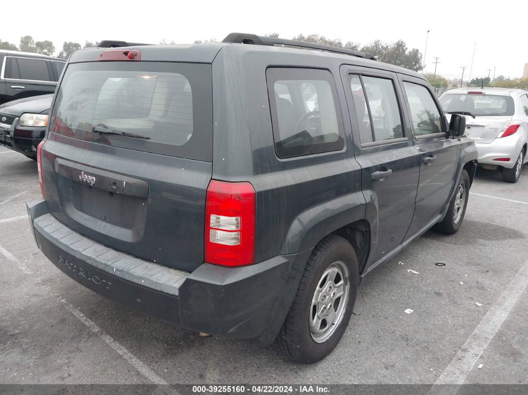 2008 Jeep Patriot Sport Dark Blue vin: 1J8FT28W98D735952