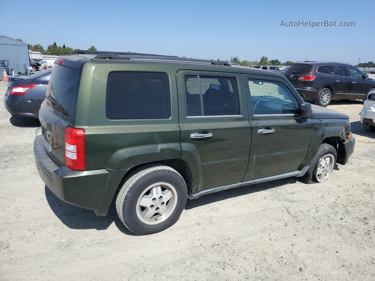 2008 Jeep Patriot Sport Green vin: 1J8FT28WX8D634208