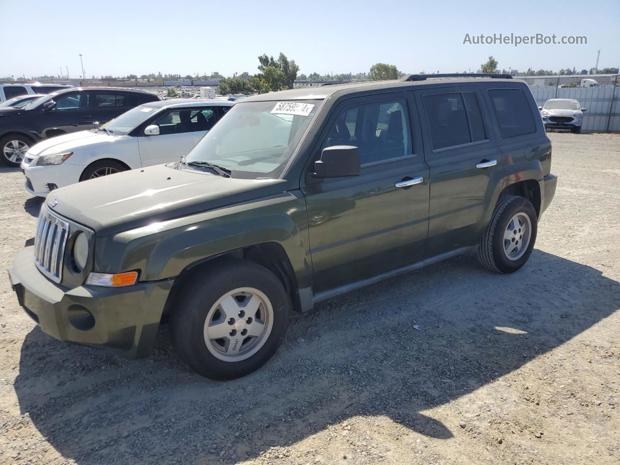 2008 Jeep Patriot Sport Green vin: 1J8FT28WX8D634208