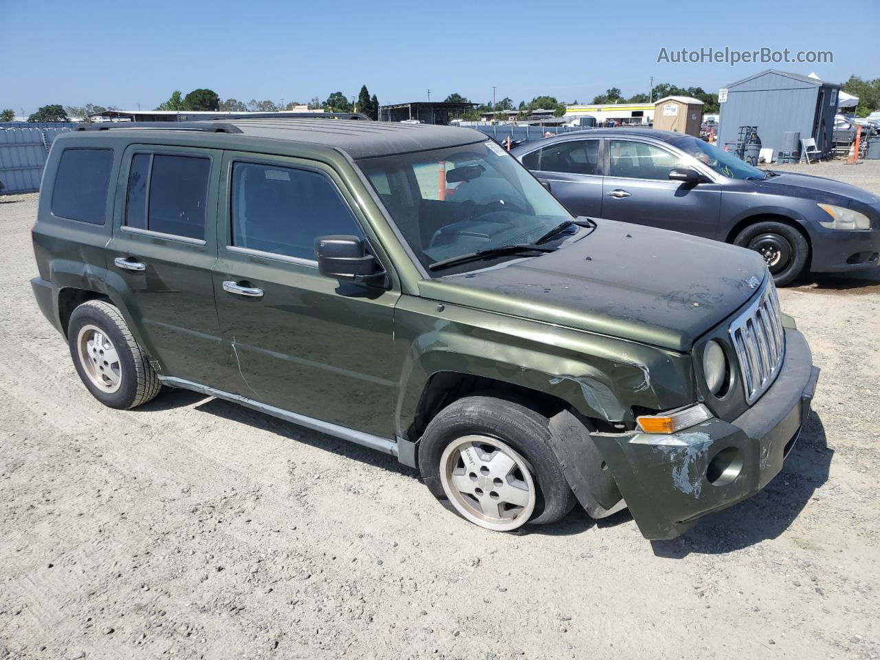 2008 Jeep Patriot Sport Green vin: 1J8FT28WX8D634208